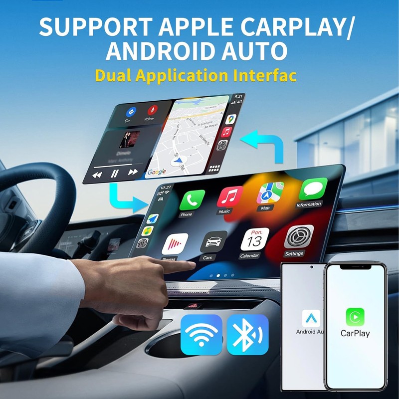 Wireless CarPlay Adapter,Convert Wired to Wireless CarPlay Adapter,Plug&Play ... gallery