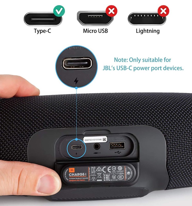 USB C Charger Cable For JBL Speakers Earphones Fast Charge 5FT gallery