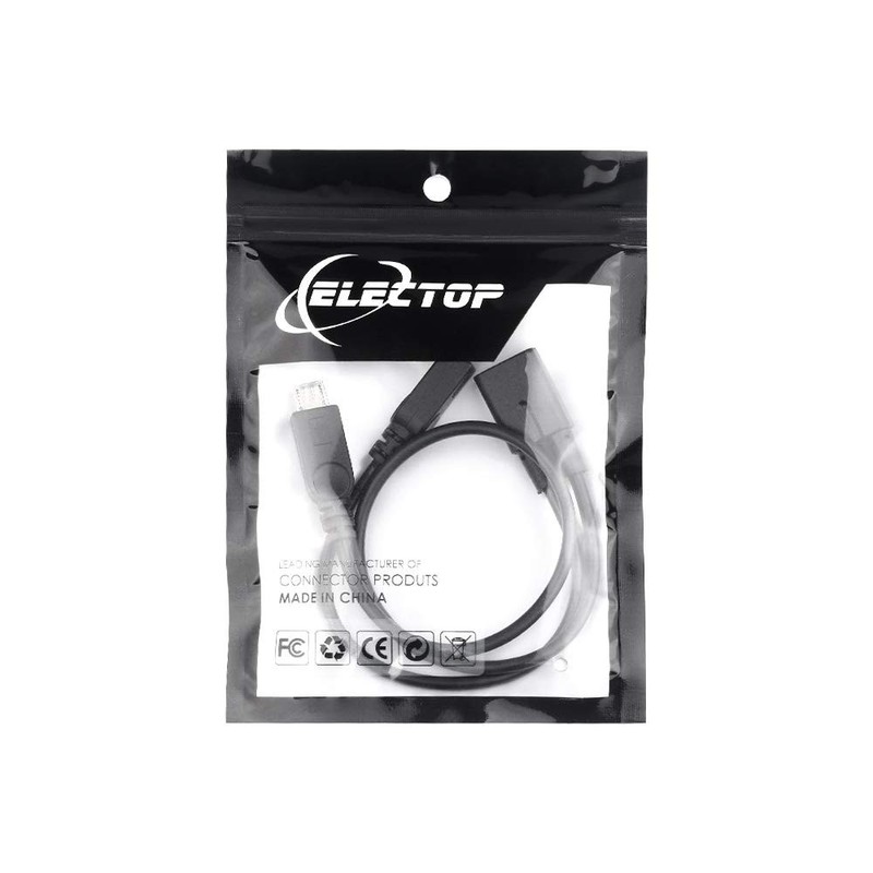 Micro USB Female to 2 Micro USB Male Splitter Cable Dual Charging Extender gallery