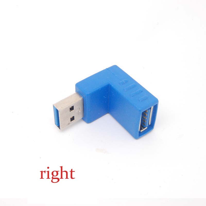 10pcs Usb3.0 A Male To Female Extension 90 Degree Right Angle Adapter Plug gallery