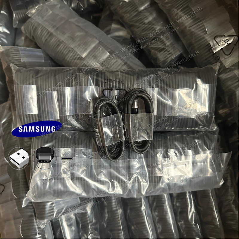 For Samsung Galaxy S20 S21 S9 iPhone 15 USB A Type-C Fast Charging Cable 4ft Lot