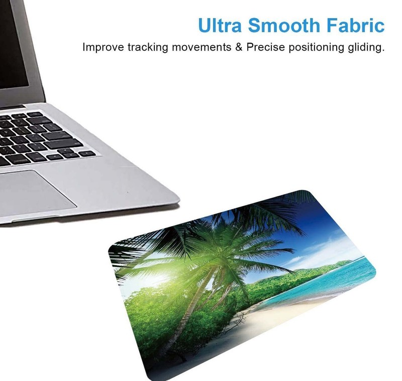 Beach in Sunset Mouse Pad,Non-Slip Rubber Base Wireless Gaming MousePads for ... gallery