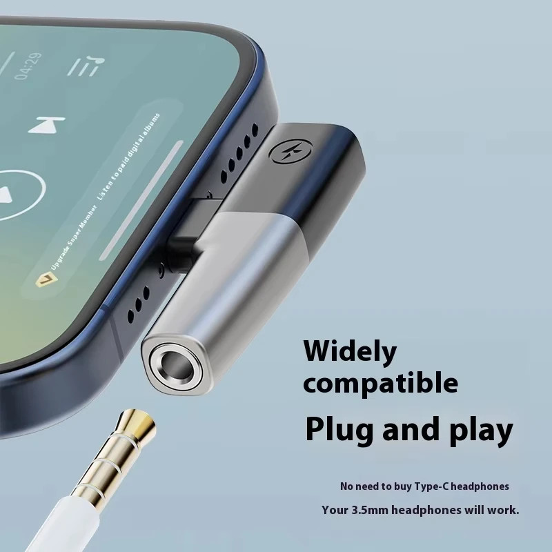 USB Type C to 3.5mm Jack Headphone Fast Charging Splitter With Aux Audio Jack gallery