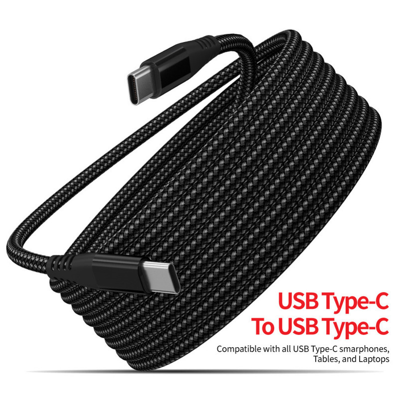 10Ft USB C to USB C Cable 60W PD Type C Fast Charger For iPhone 15 16 17 Air Lot gallery