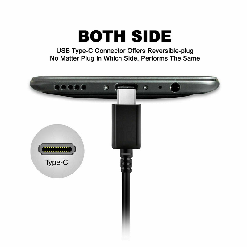 Black Type C Charging Cable USB C Fast Charging Cable Charging Cord Universal gallery