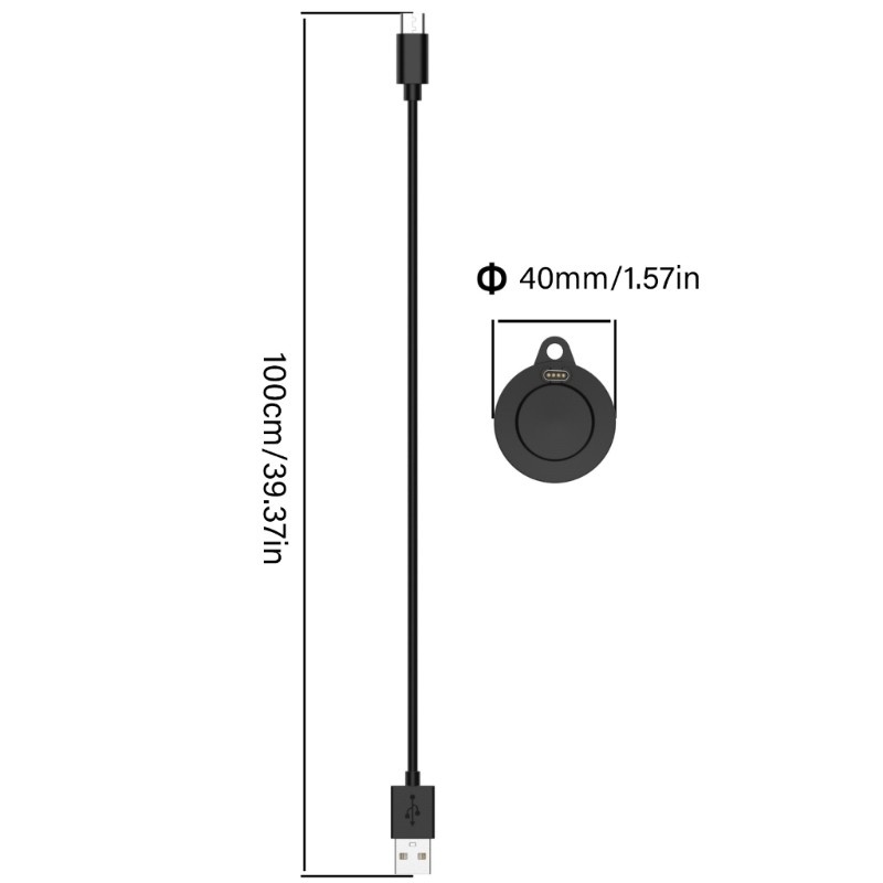 Universal Smartwatch Charges Adapter Rapid Charging 1m for Smartwatch 570 970 gallery