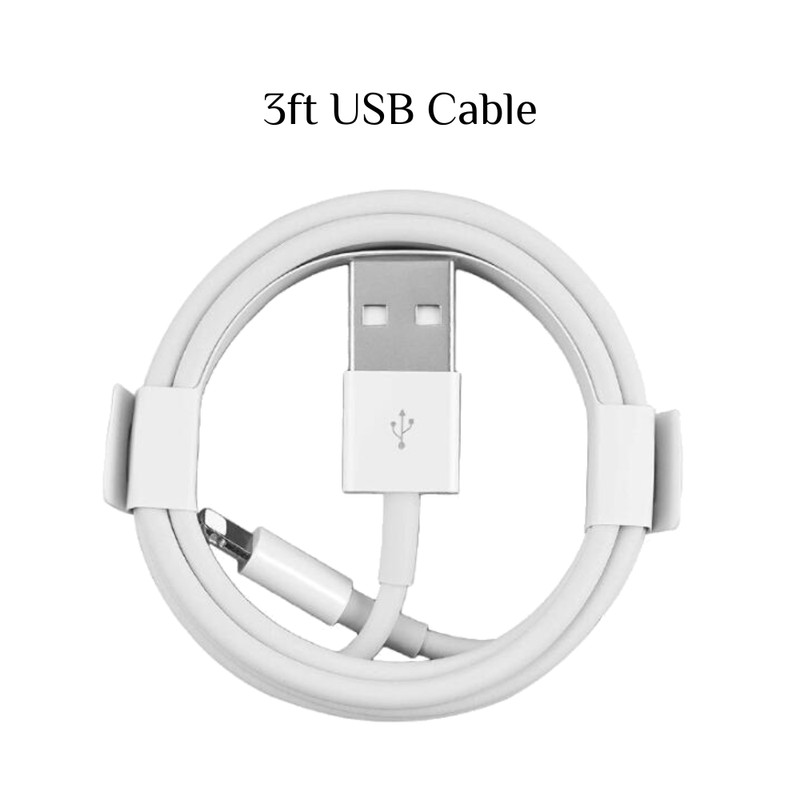 For iPhone 14 13 12 11 Pro Max XR Charger Cable Charging Adapter Cube Lot Bulk