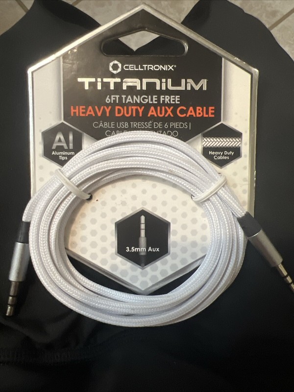 Celltronix Titanium 6ft Tangle Free Heavy Duty USB – Lightening Cable