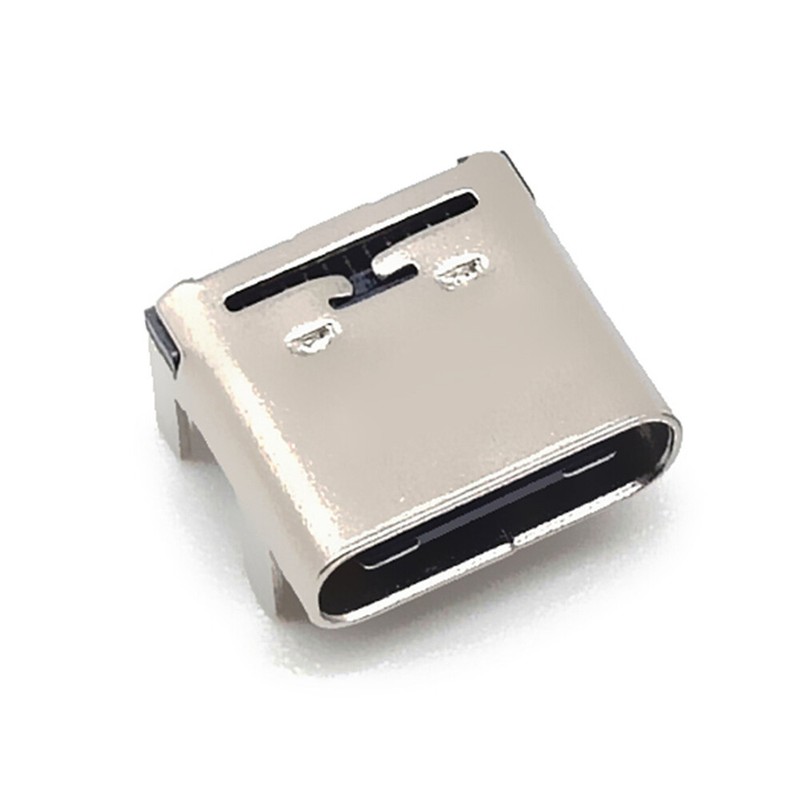 10PCS USB 3.1 Type-C 16pin Female Port SMT 90 Degree SMD Female Head gallery
