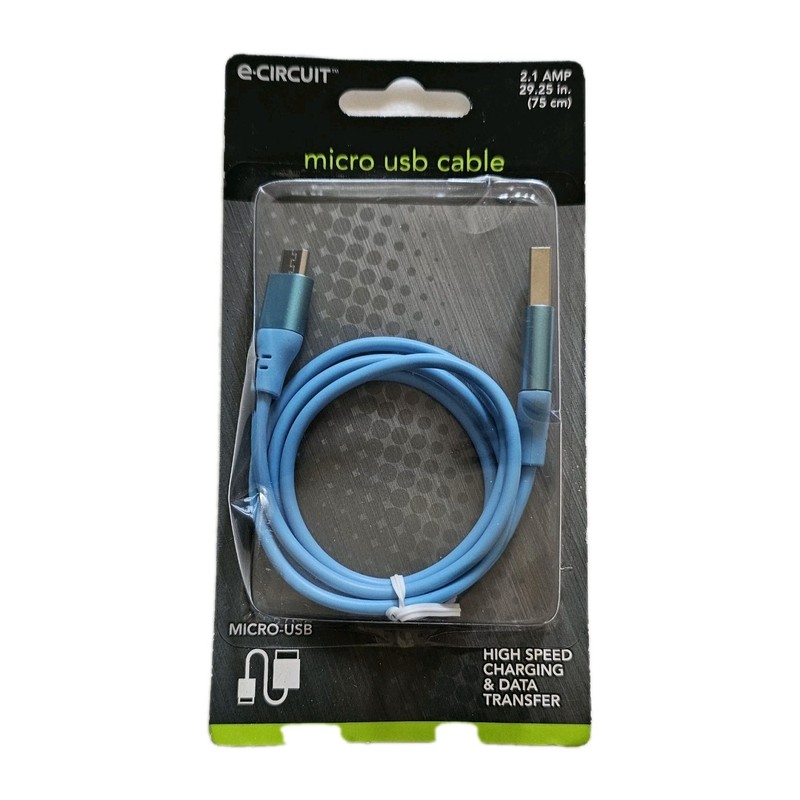 e circuit micro usb cable – blue color
