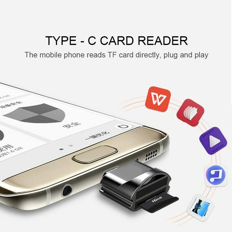 New USB 3.0 Type C To Micro-SD TF Adapter OTG Cardreader Mini Card Reader Smart gallery
