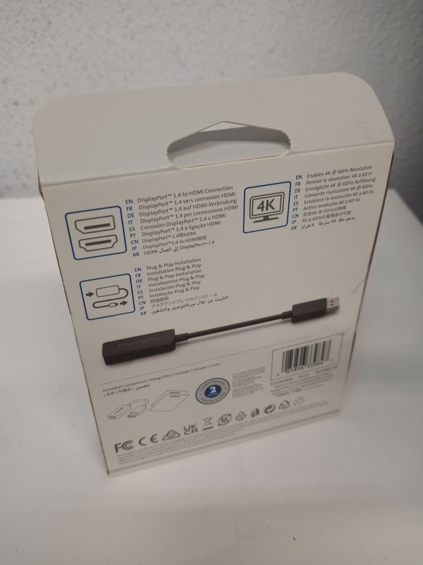 Kensington VP4000 4K Video Adapter K33984WW NEW gallery