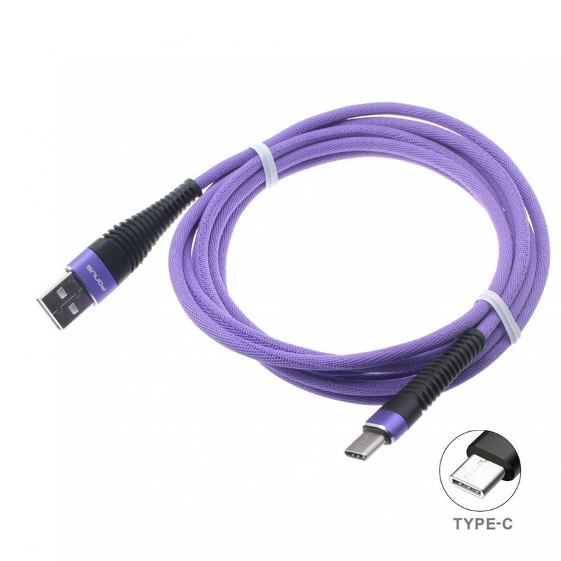 PURPLE 10FT LONG USB TYPE-C CABLE CHARGE CORD USB-C WIRE R92 for LG & SAMSUNG gallery
