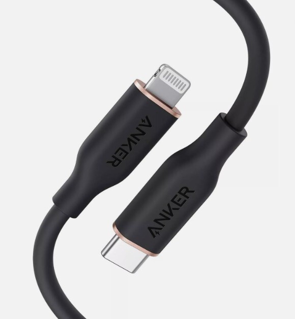 Anker Series 3 USB C to MFi-Certified Cable 3ft Silicone iPhone iPad A8632 gallery