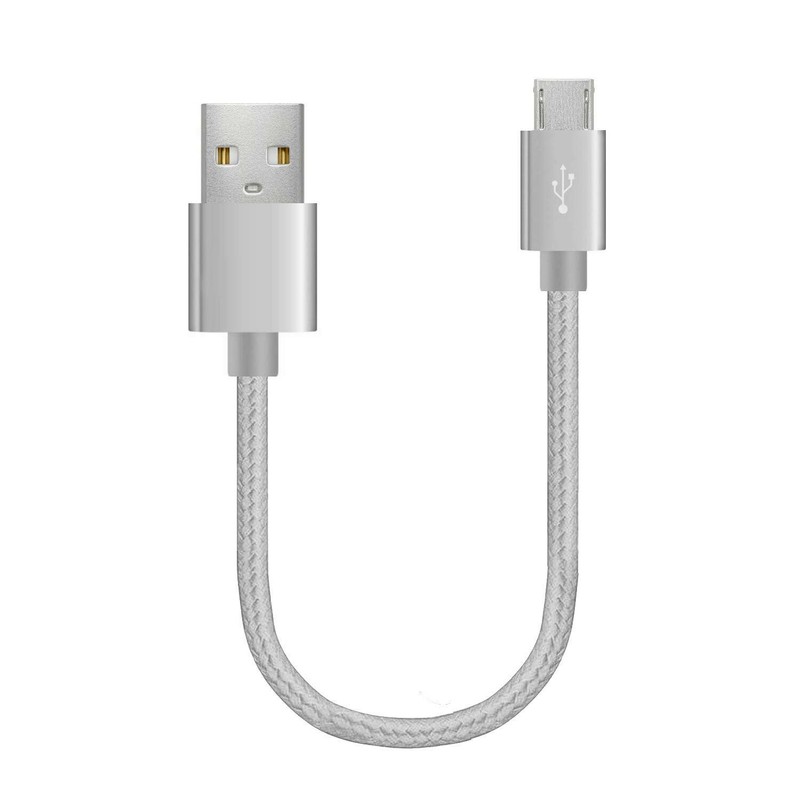 Short Micro USB to USB Fast Charger Cable Cords, High Speed Data and Charging…