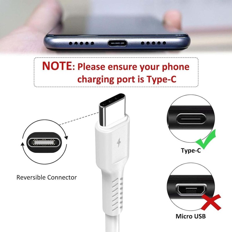 USB Cable Usb-C Type-C Charge Charging Earphones Smartphone Power Bank Phone gallery