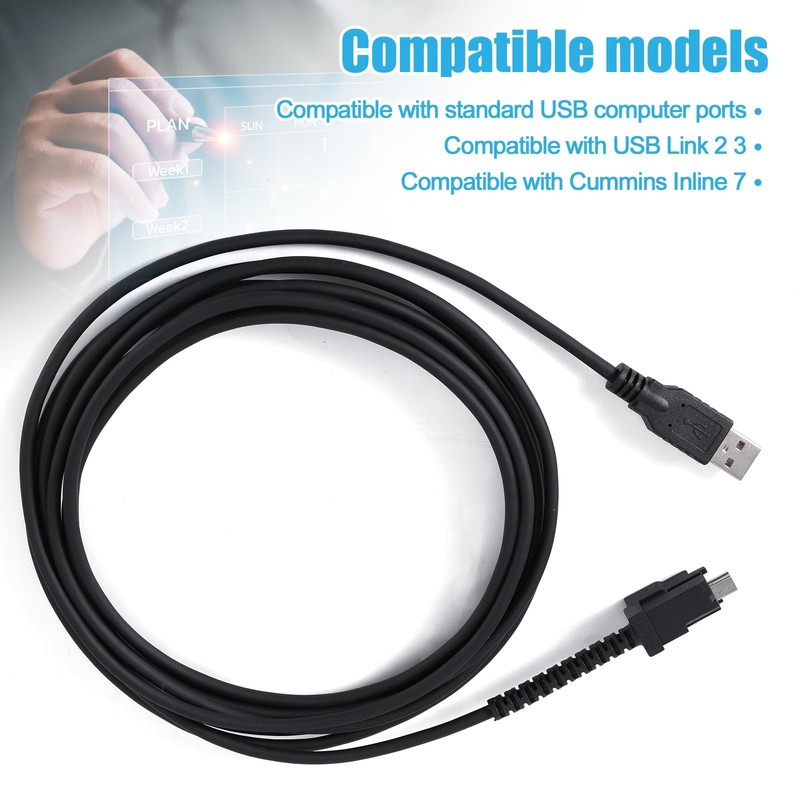 404032 USB Replacement Cable For Nexiq USB Link 2 3 Cummins Inline 7 gallery