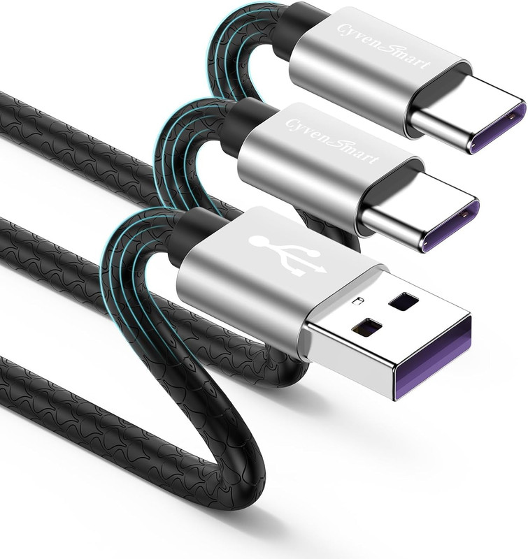 USB Type C Cable 10Ft, [2 Pack] USB a 2.0 to USB-C 10 Ft Type C Fast Charger Ext