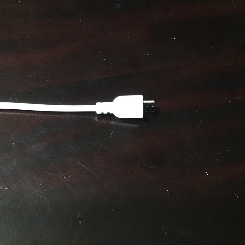 Micro USB To USB Charging Cable 28” White