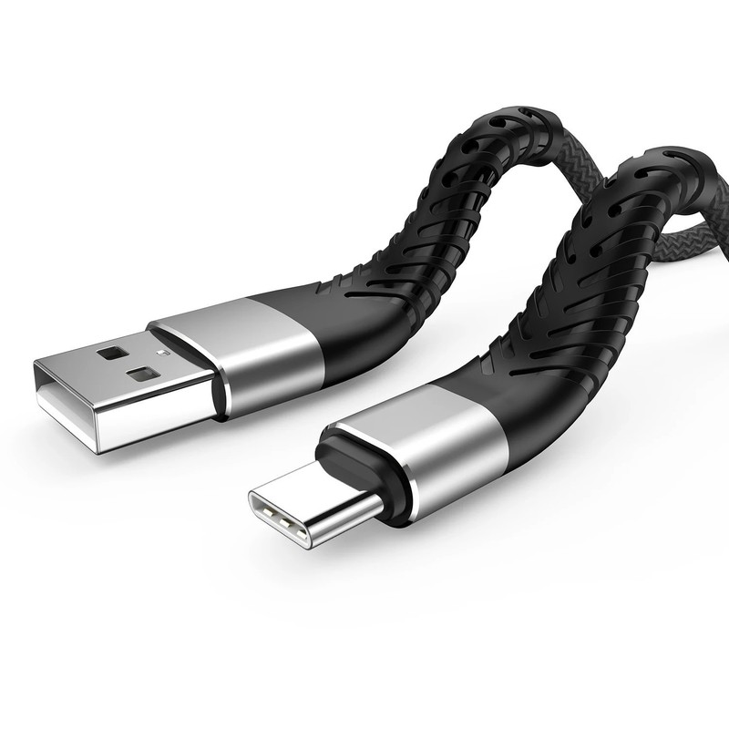 USB Type C Fast Charging Cable 3A USB to USB-C Nylon Braided Charger Lead Data gallery