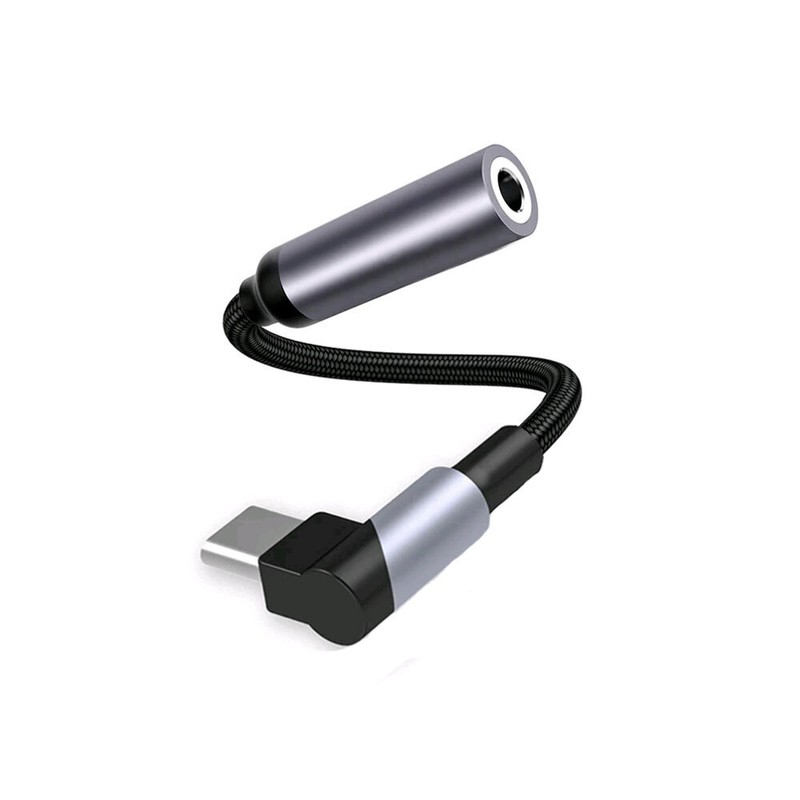 Elbow USB Type C To 3.5 Jack Earphone Adapter USB-C 3 5mm Audio Cable Converter, gallery