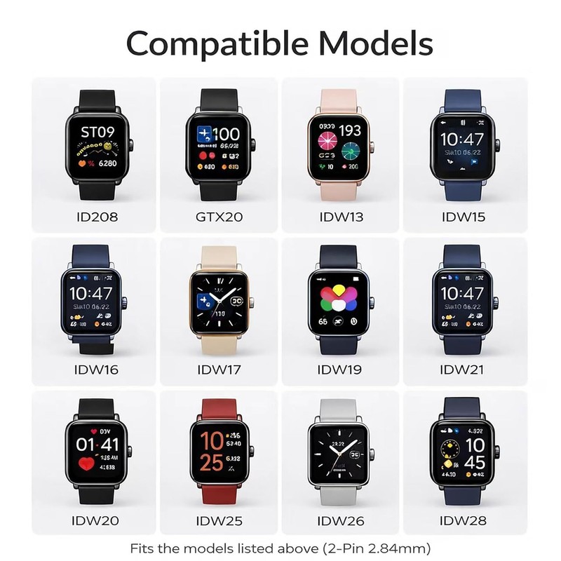 USB Magnetic Charging Cable for VeryFitPro ID208 GTX20 IDW13-28 Smartwatch gallery