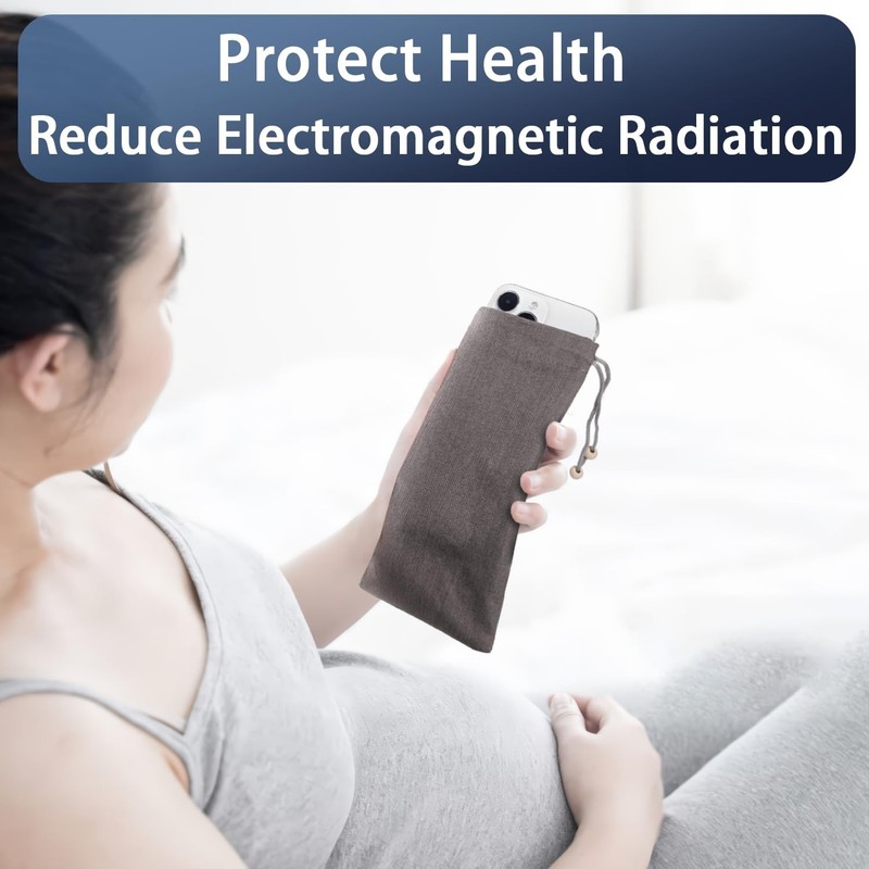 EMF Cell Phone Sleeve fo Phone Pouch, High-Shield EMF Blocking Pouch, 100% Si... gallery
