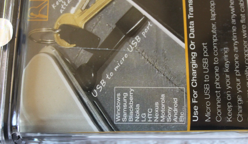 True Utility MobileCharger - Emergency MicroUSB To USB - Charger & Data Transfer gallery