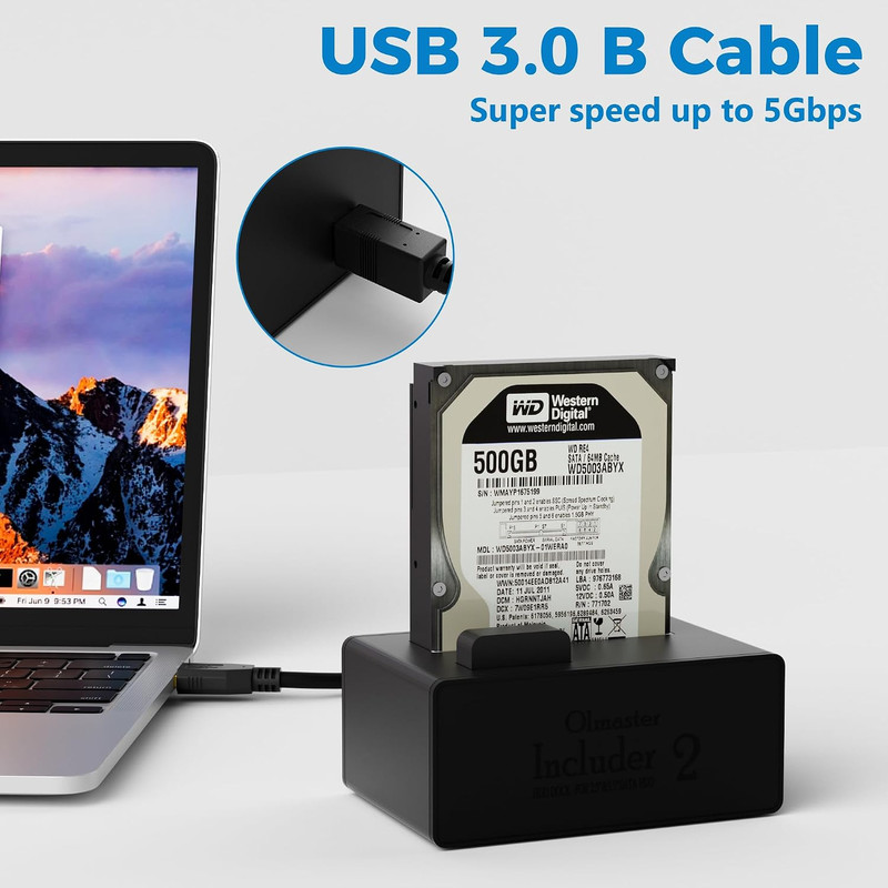 USB A to B 3.0 Cable 20 Feet Gold Connectors Compatible with Hard Drive Printer gallery