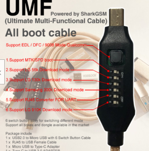 New UMF cable (Ultimate Multi-Functional Cable) All boot cable + 6 Switch Button gallery