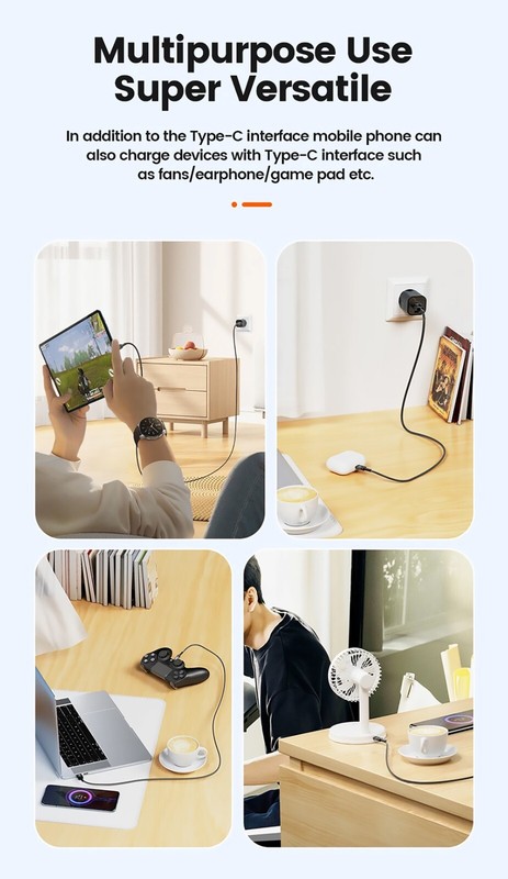 3A Fast Charging Data Transfer USB Type C Cable/QC3.0 Protocol for Fast Charging gallery