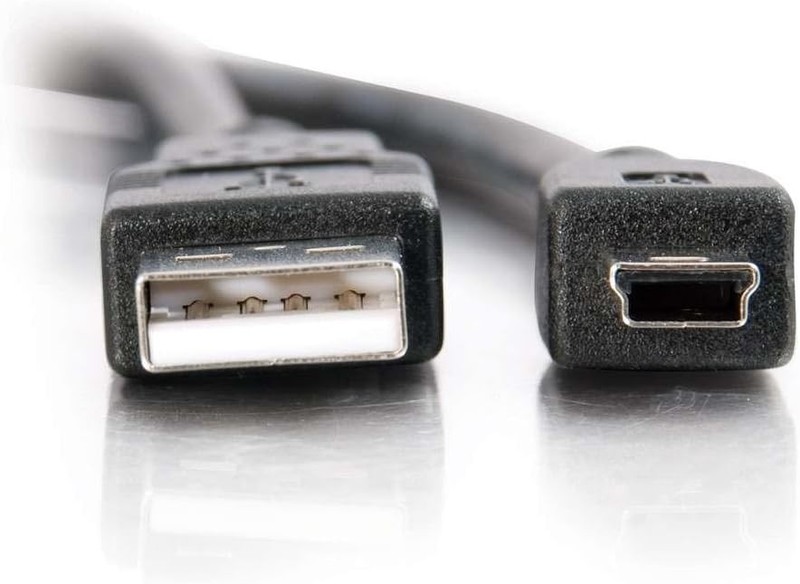 2-Pack 10ft. USB 2.0 A to Mini 5 Pin B Cords gallery