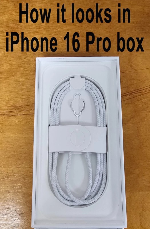 OEM iPhone 15, 16, & 17 Pro Max Fast Charging USB Type-C Cable Original Woven gallery