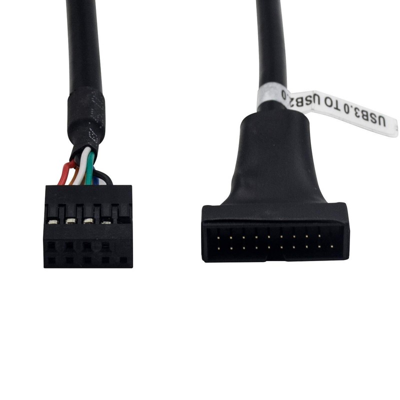 2 Pack USB 3.0 Header to USB 2.0,USB 3.0 to USB 2.0 Motherboard Adapter Cable gallery