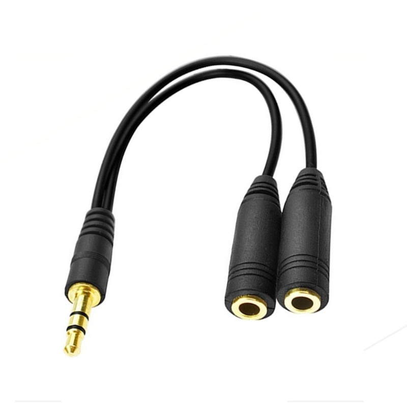 3.5mm Y Splitter Cord Enables Device Connection for Shared Listening Experiences gallery
