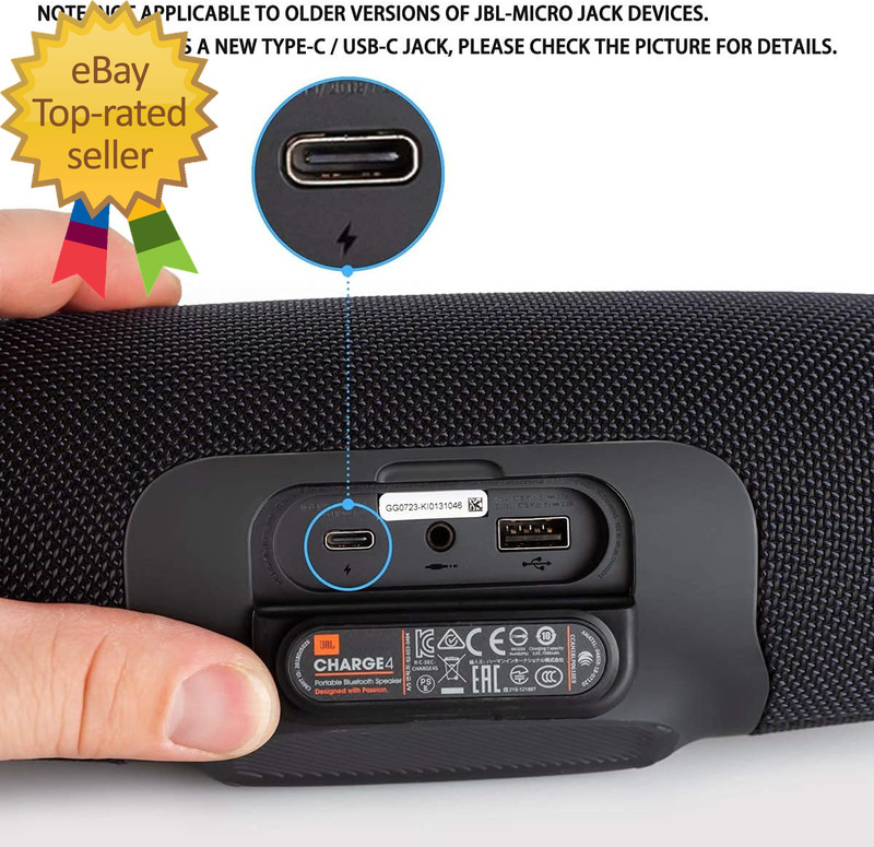 Charger Charging Cable Cord Fit for JBL Charge 4,Charge5,Charge 6,JBL Flip 5, Fl gallery
