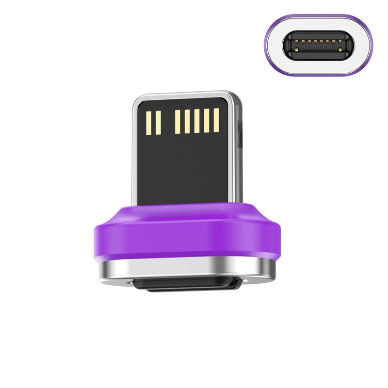 USLION 240W Magnetic USB-C Adapter 180° Rotation Fast Charging Type-C Converter