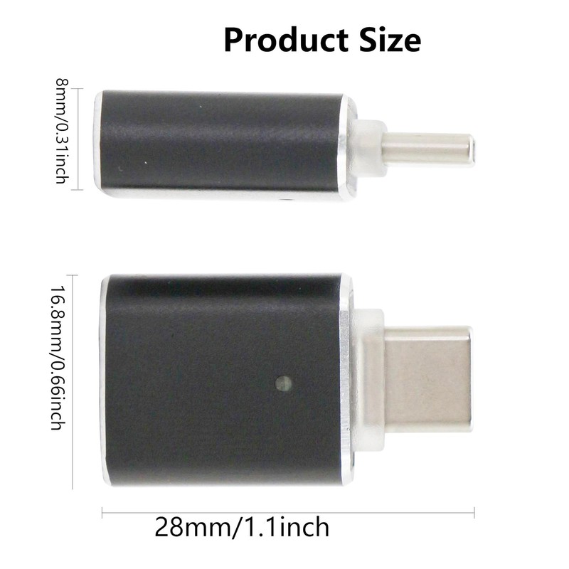 2 PCS OTG TypeC Male To USB 3.0 Female Adapter Converter HighSpeed Data PC gallery