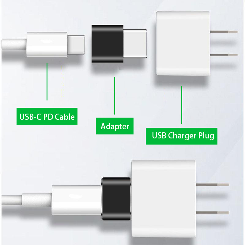USB to Type C Cable Charger Adapter I Adaptor Suitable for iPhone Android etc gallery