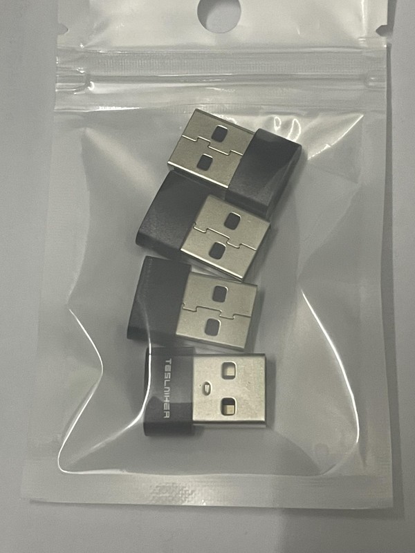 4 Pack USB to USB-C Adapter Type-C Female to USB-A Male 2.0 Converter Block gallery
