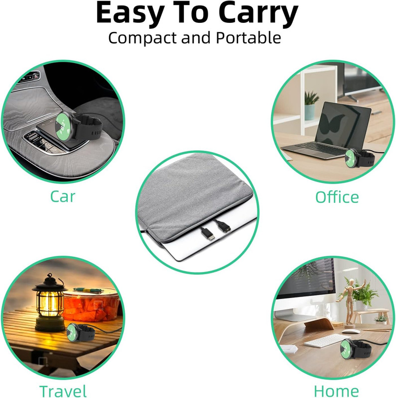 USB C Charger Compatible with Garmin Watch Charger, Data Sync Charging Cable for gallery
