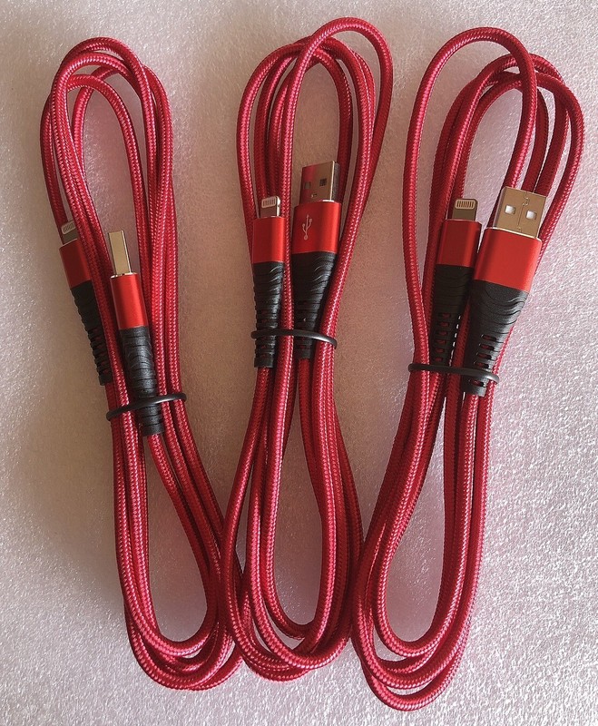 3 Pack 6ft Fast Charger Cable Heavy Duty For iPhone ipad ipodXR 8 7Charging Cord gallery