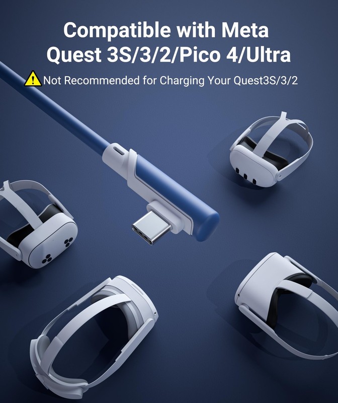 Syntech Link Cable 16 FT Compatible with Meta Quest 3S/Oculus Quest 3, Quest2... gallery