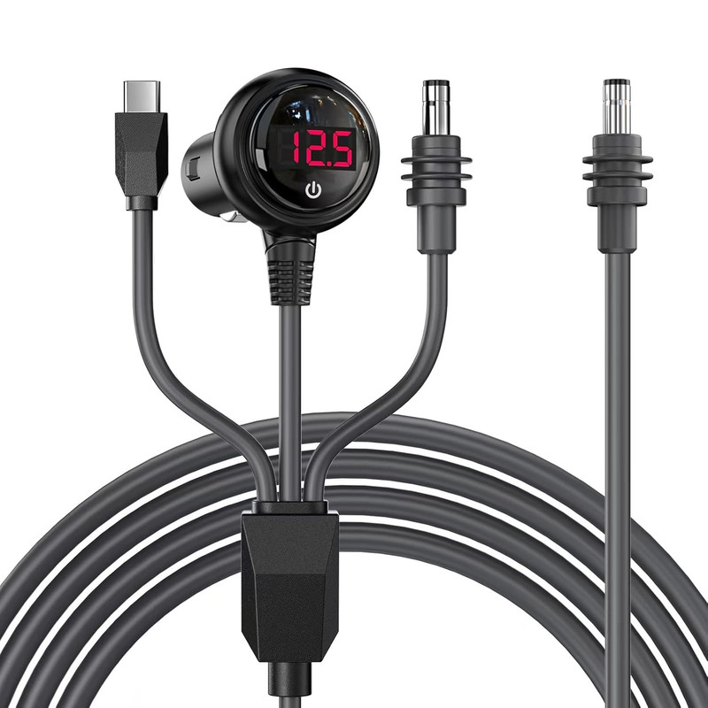 Starlink Mini 3 in 1 Cable 10FT, [Upgraded 100W Stable Power] USB C to DC, Car