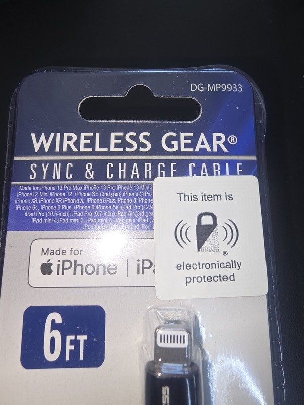 Wireless Gear Sync & Charge Cable For iPhone 3.2 Foot Cable iPad New gallery