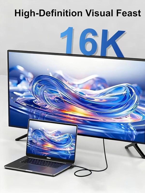 USB4 V2 Thunderbolt 5 USBC to USBC Cable 5FT 80Gbps 240W PD 16K/8K Video gallery