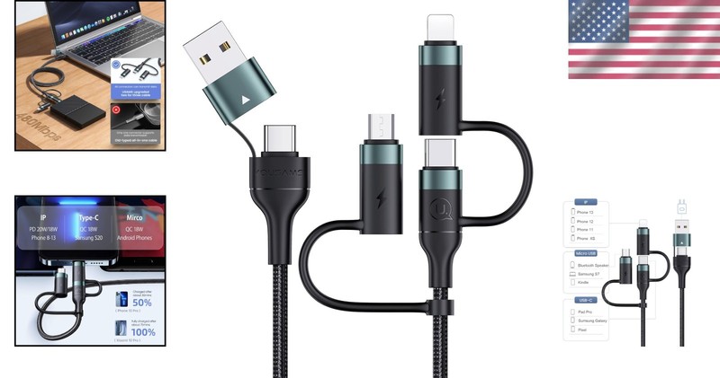 5-in-1 Fast Sync Charger Adapter 60W Power Delivery gallery