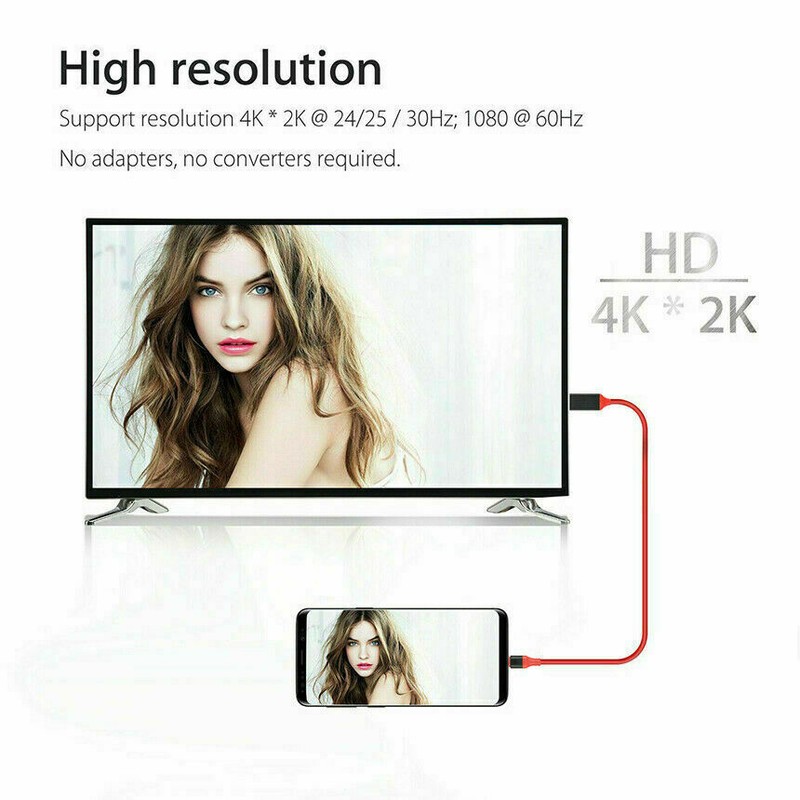 MHL USB Type C to HDMI 1080P HD TV Cable Adapter For Android LG Samsung MacBook gallery