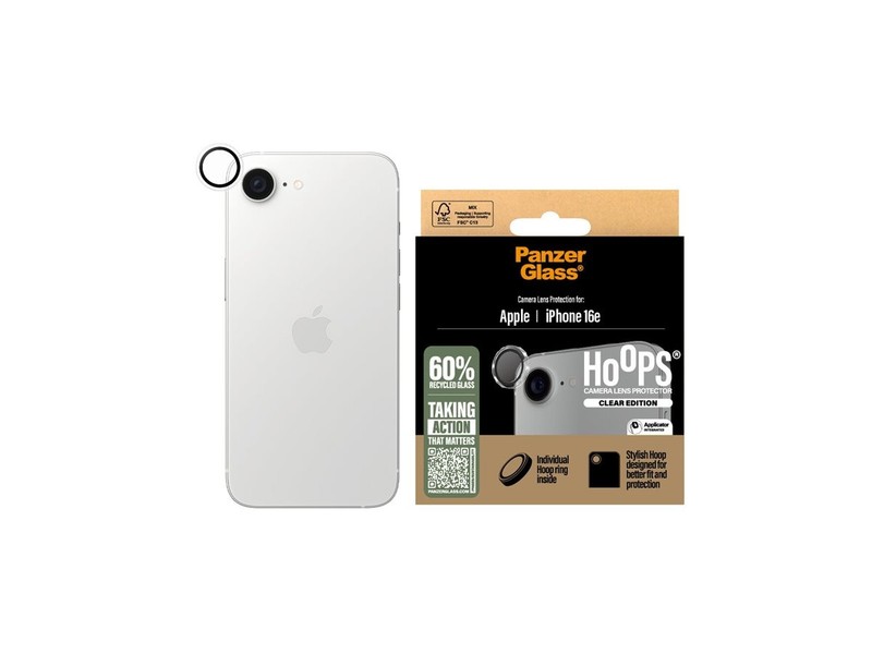PanzerGlass Hoops Transparent Lens Protector iPhone 16e PGRHOTRG29845 gallery