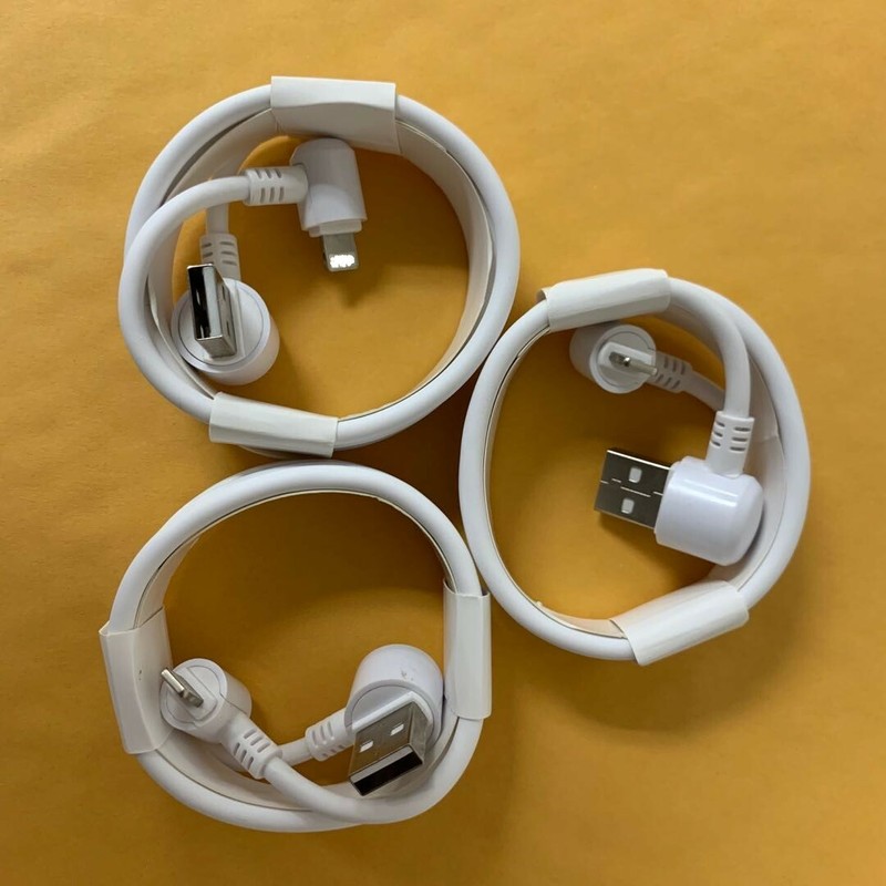 Lot 90 Degree USB Charging Gaming Cable Data Cord for iPhone XS MAX XR X 8 7 11